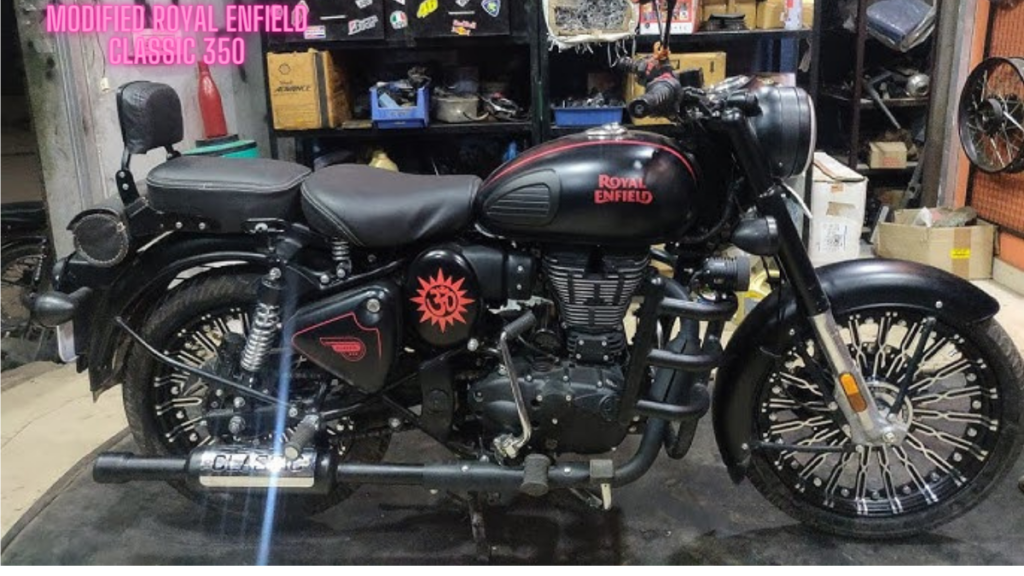 Modified Royal Enfield Classic 350